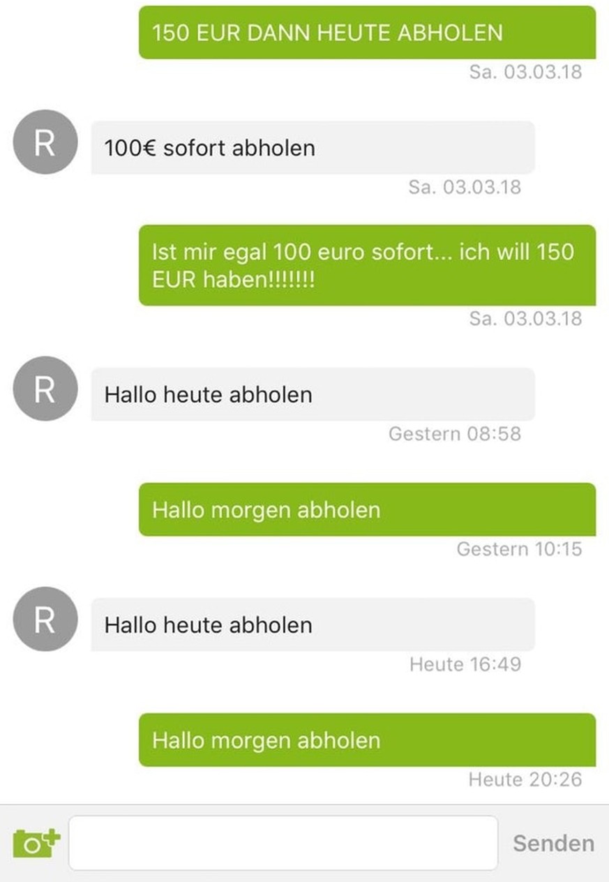 eBay Kleinanzeigen "Was letzte Preis?" 19 dumme Chats