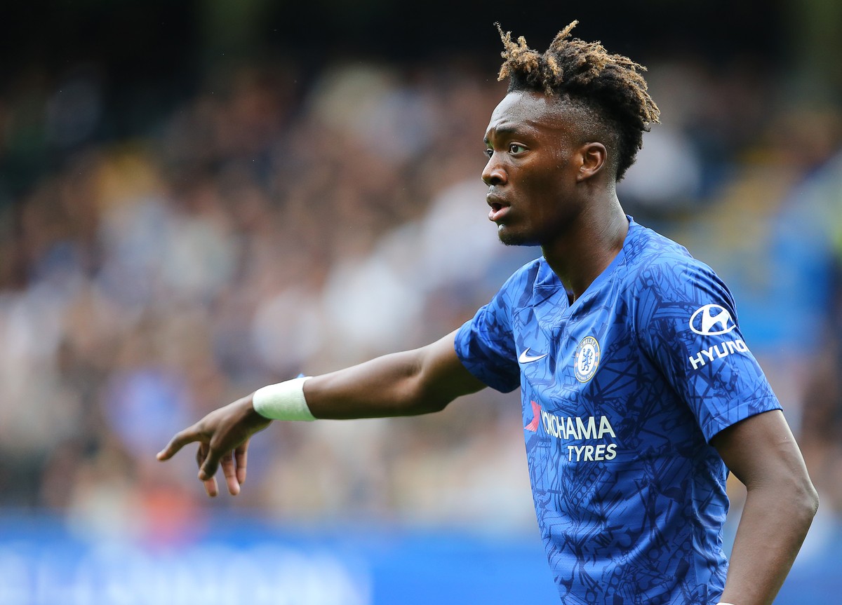 Tammy Abraham of Chelsea during the Premier League match at Stamford Bridge, London. Picture date: 28th September 2019. Picture credit should read: Paul Terry/Sportimage PUBLICATIONxNOTxINxUK SPI-0228 ...