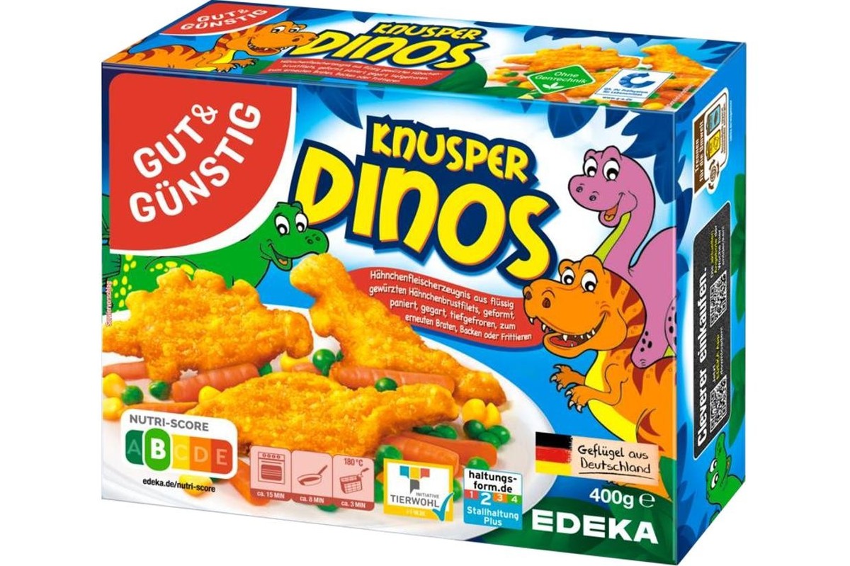 Edeka ruft die Knusper Dinos zurück.