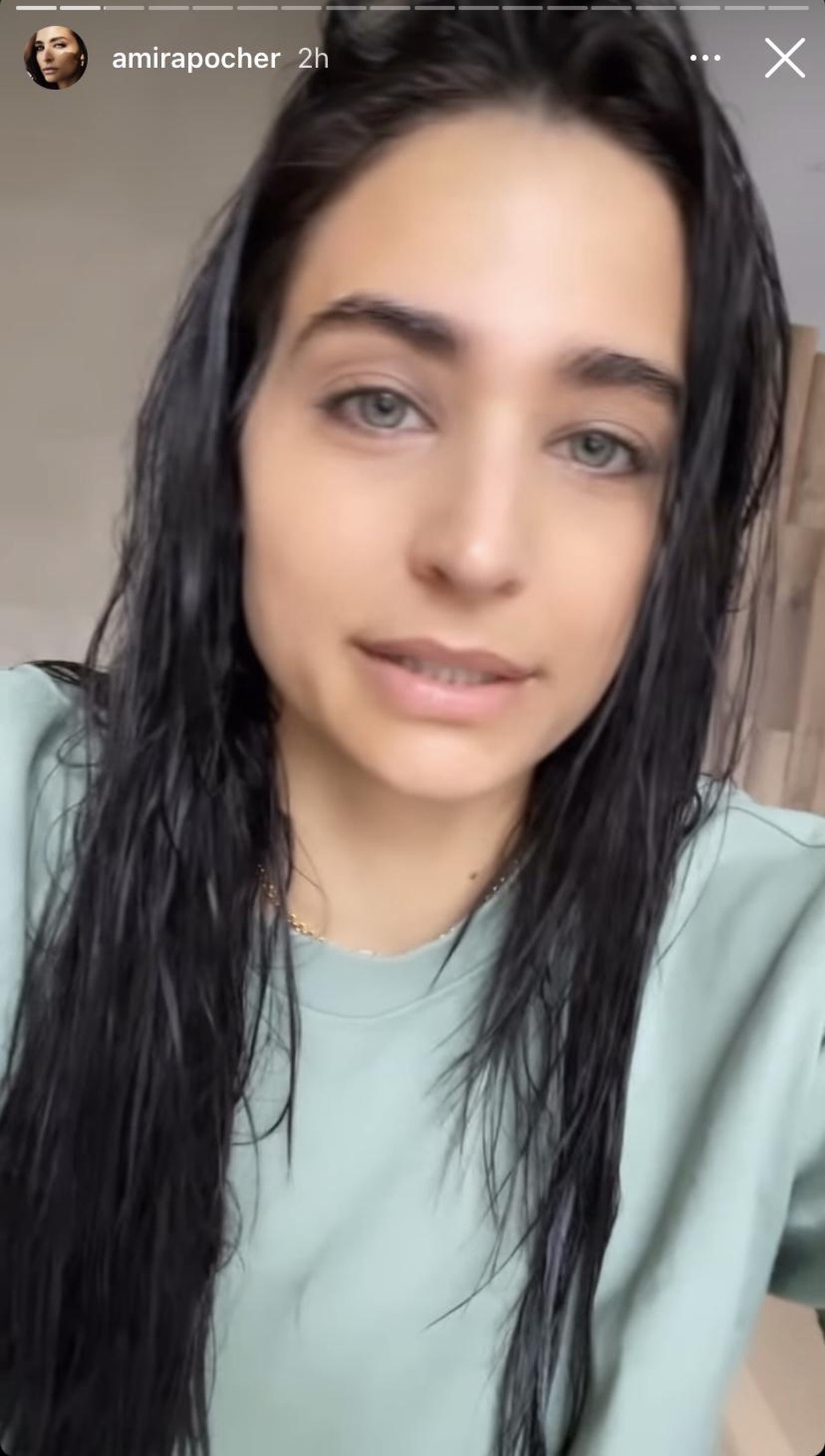 Hier sprach Amira in ihrer Story darüber, wie schlecht es ihr geht.