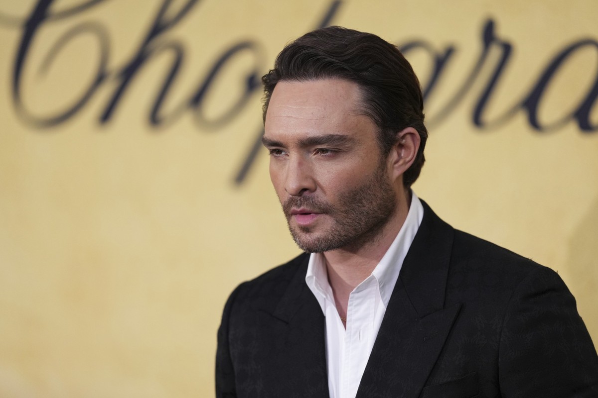 Ed Westwick poses for photographers upon arrival at the amfAR Cinema Against AIDS benefit at the Hotel du Cap-Eden-Roc, during the 78th Cannes international film festival, Cap d&#039;Antibes, southern ...