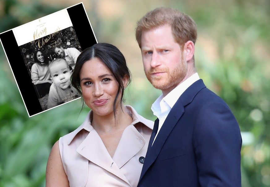 Haben Meghan und Harry etwa das Foto auf ihrer Weihnachtskarte digital nachbearbeitet?