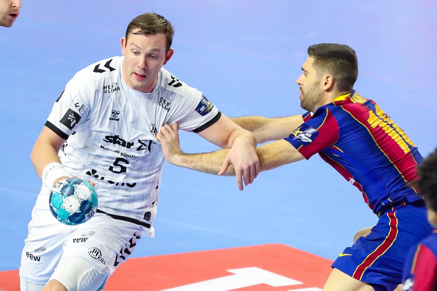 Sander Sagosen THW Kiel HANDBALL : FC Barcelone Handball Vs THW Kiel - Velux EHF Champions League - Final 4 - Finale - 29/12/2020 BertrandDelhomme/Panoramic PUBLICATIONxNOTxINxFRAxITAxBEL