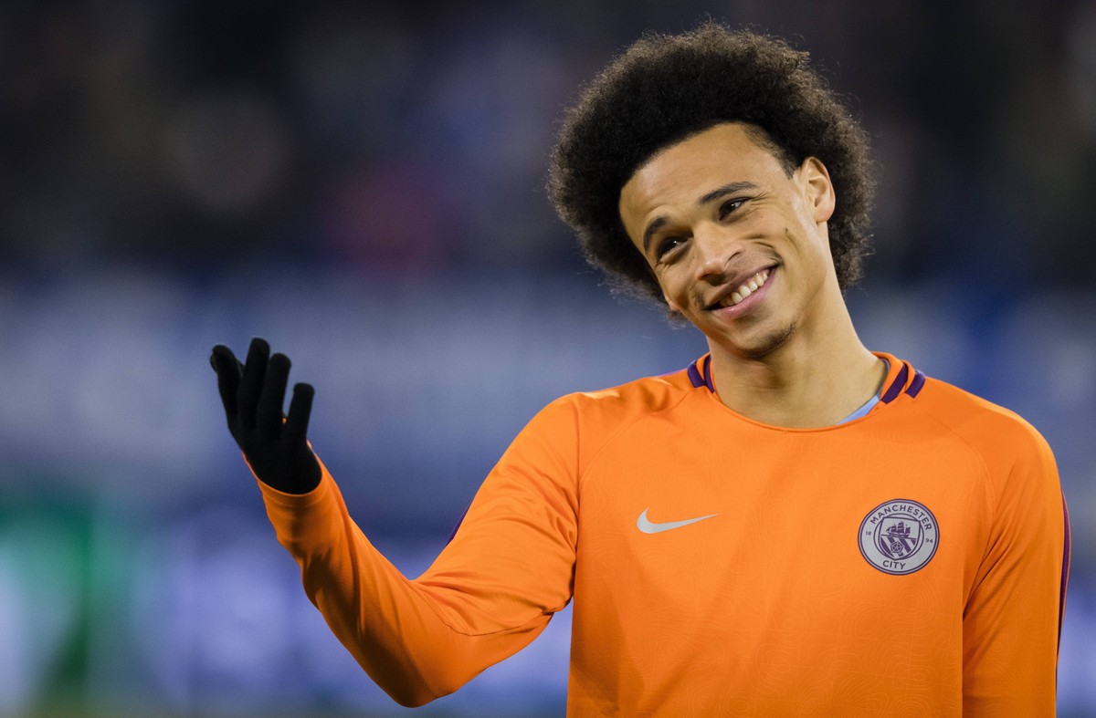 Gelsenkirchen, 20.02.2019 Leroy Sane City FC Schalke 04 - Manchester City *** Gelsenkirchen 20 02 2019 Leroy Sane City FC Schalke 04 Manchester City