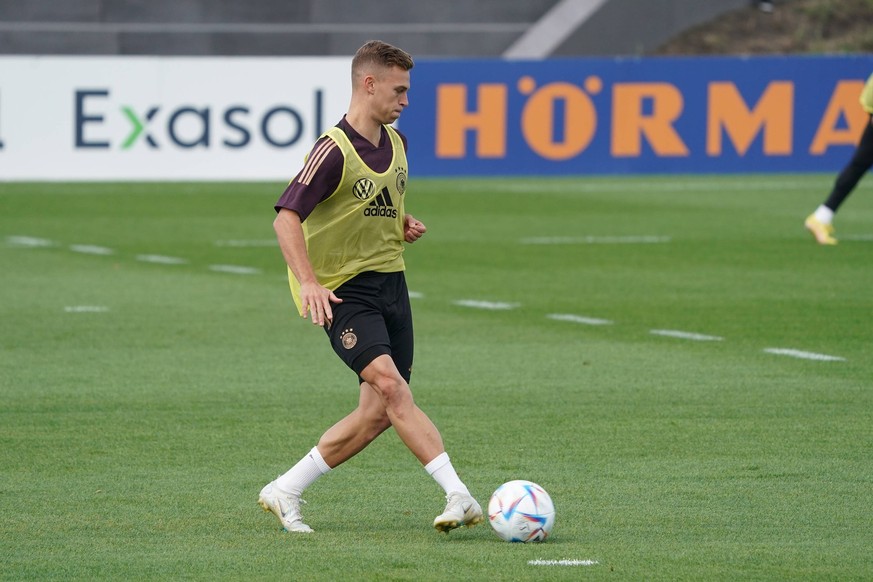 Joshua Kimmich Deutschland Germany - Frankfurt 20.09.2022: Training der Deutschen Nationalmannschaft *** Joshua Kimmich Germany Germany Frankfurt 20 09 2022 German National Team Training