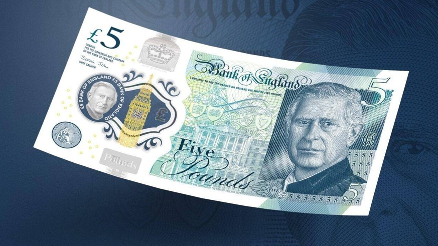 La faccia di re Carlo sulle banconote è ironica
