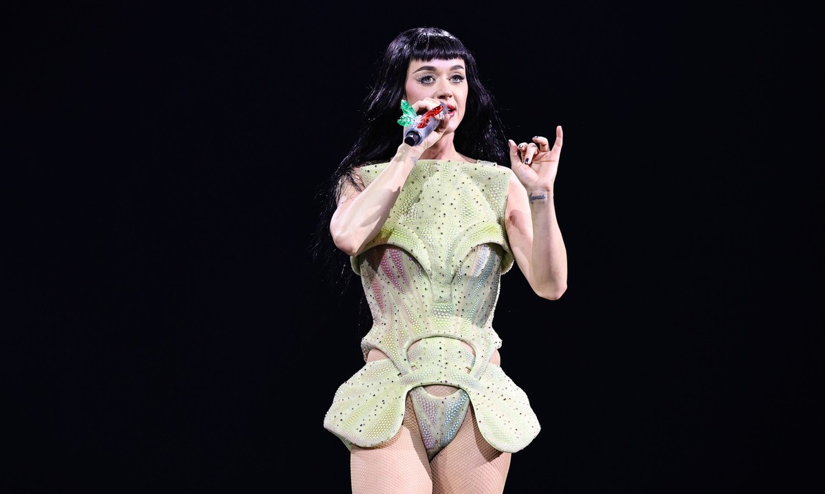 MEXICO CITY, MEXICO - APRIL 23: Katy Perry performs onstage during the Katy Perry The Lifetimes Tour 2025 at CDMX Arena on April 23, 2025 in Mexico City, Mexico. (Photo by Theo Wargo/Getty Images for ...