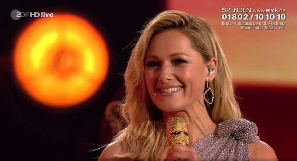 Helene Fischer freut sich schon auf ihre Show zu Weihnachten.