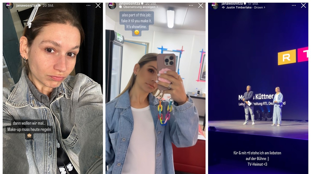 Jana Wosnitza ist krank, steht aber trotzdem auf der Bühne.