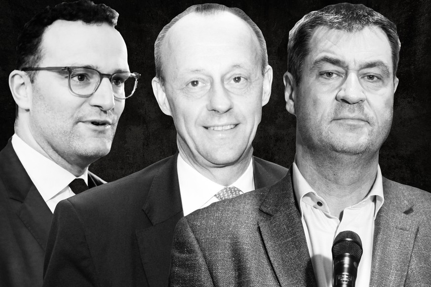 Jens Spahn, Friedrich Merz oder Markus Söder: Sie alle könnten Kanzlerkandidat der Union werden.