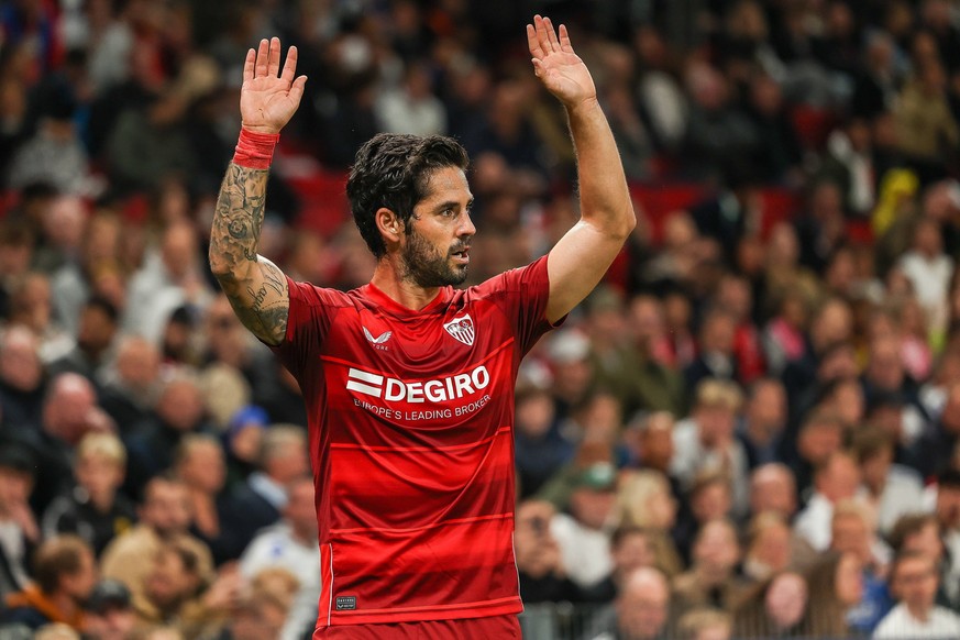 FC Copenhagen v Sevilla FC, UEFA Champions League football, Copenhagen, Denmark Copenhagen, Denmark. 14th, September 2022. Isco 22 of Sevilla FC seen during the UEFA Champions League match between FC  ...