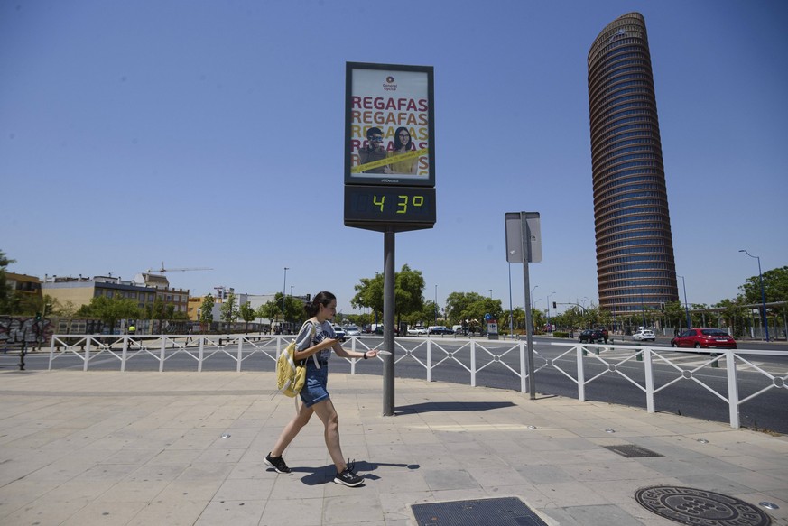 Auch bei der Hitze soll in Spanien Energie gespart und die Klimaanlagen ausgeschaltet werden.
