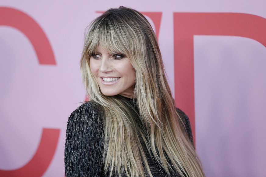 Heidi Klum arrives on the red carpet at the 2019 CFDA Fashion Awards at the Brooklyn Museum in New York City on June 3, 2019. PUBLICATIONxINxGERxSUIxAUTxHUNxONLY NYP20190603139 JOHNxANGELILLO