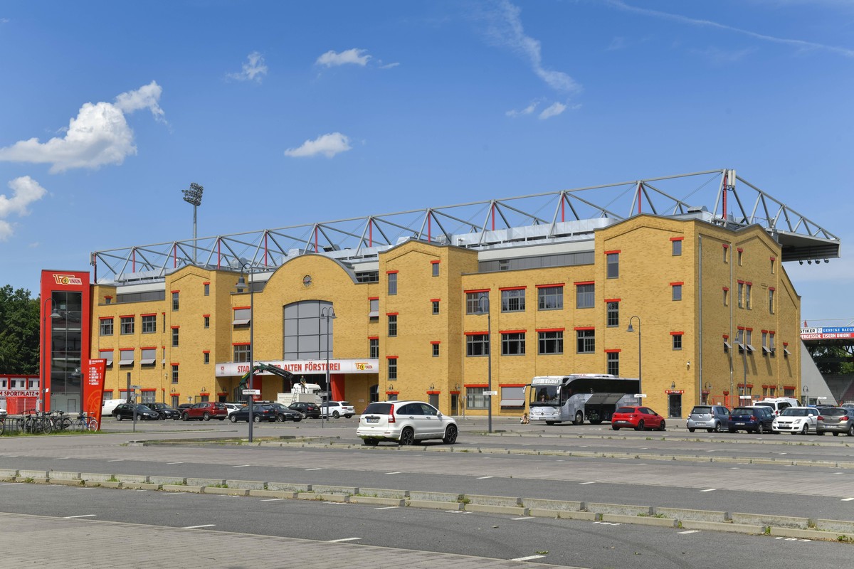 Stadion An der Alten F�rsterei, 1. FC Union Berlin, K�penick, Treptow-K�penick, Berlin, Deutschland *** An der Alten F�rsterei Stadium, 1 FC Union Berlin, K�penick, Treptow K�penick, Berlin, Germany