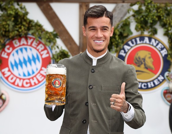 Gern gesehener Werbestar: Coutinho auf dem Oktoberfest.