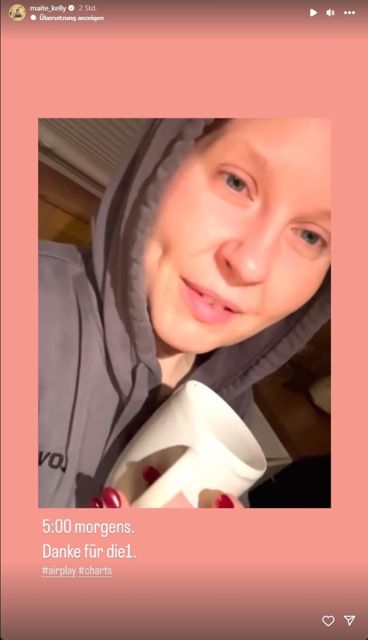 Maite Kelly wird in ihrer Story sichtlich emotional.