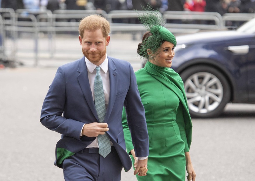 Commonwealth Day 2020 The Duke and Duchess of Sussex arriving at the Commonwealth Day Service at Westminster Abbey on March 09, 2020. PUBLICATIONxINxGERxSUIxAUTxONLY Copyright: xAnwarxHusseinx 5127314 ...