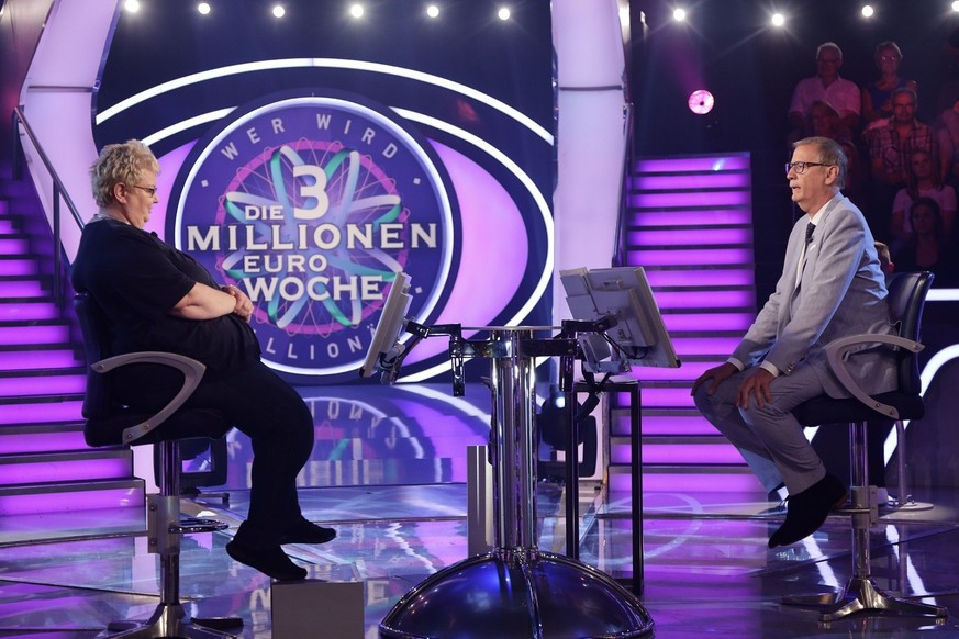 Daniela Rive und Günther Jauch lieferten sich bei "Wer wird Millionär?" ein Wortgefecht.