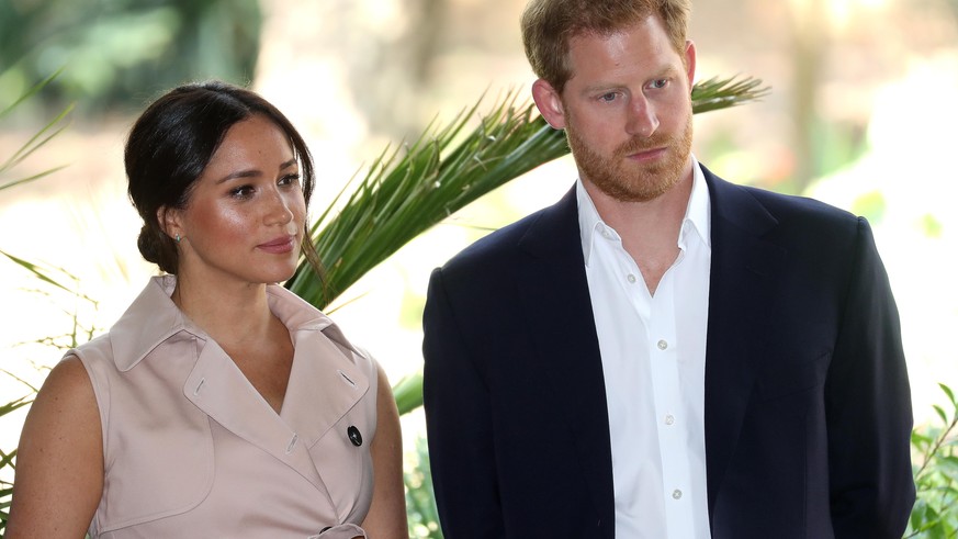 JOHANNESBURG, SOUTH AFRICA - OCTOBER 02: Prince Harry, Duke of Sussex and Meghan, Duchess of Sussex attend a Creative Industries and Business Reception on October 02, 2019 in Johannesburg, South Afric ...