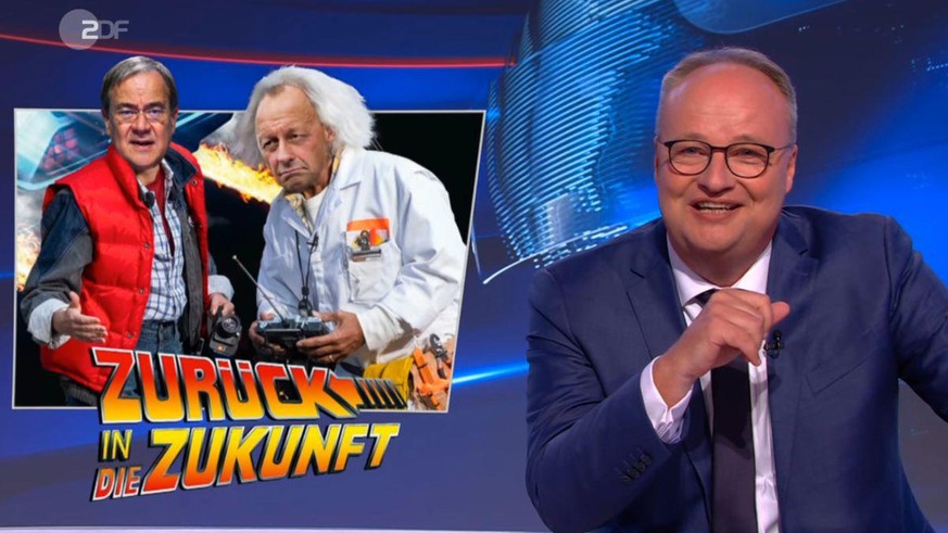 heute show oliver welke mit fieser hame gegen cdu kanzlerkandidat armin laschet