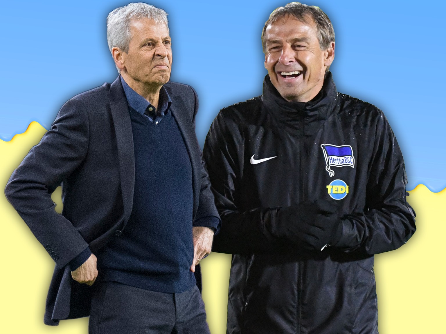 Hertha Bvb Das Pk Duell Hat Klinsmann Schon Gegen Favre Gewonnen Watson