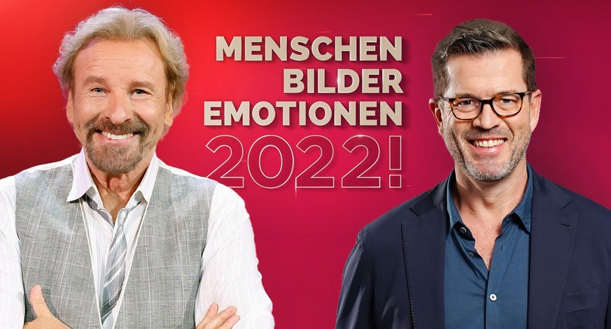 Bei "Menschen, Bilder, Emotionen" gaben Thomas Gottschalk und Karl-Theodor zu Guttenberg ihr gemeinsames Moderationsdebut.