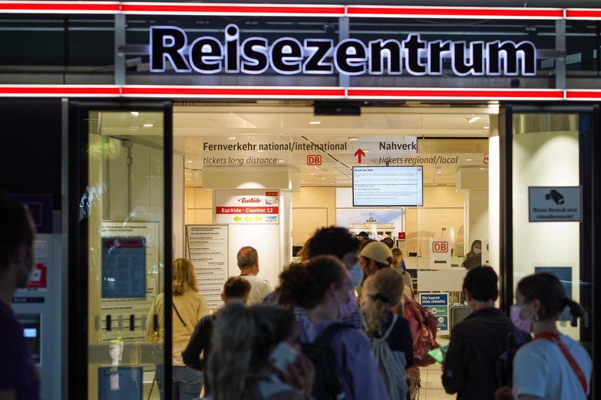 11.08.2021,Berlin,Deutschland,GER,Hauptbahnhof,in der Nacht zu Mittwoch hat der Streik der Lokf