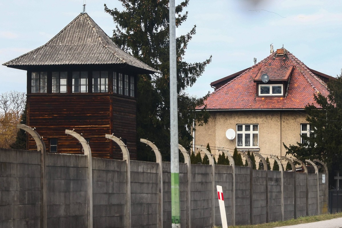 February 15, 2024, Oswiecim, Poland: A present view on an original house which was occupied by Rudolf Hoess, the Nazi commandant and his family during World War II and which is situated next to the fo ...