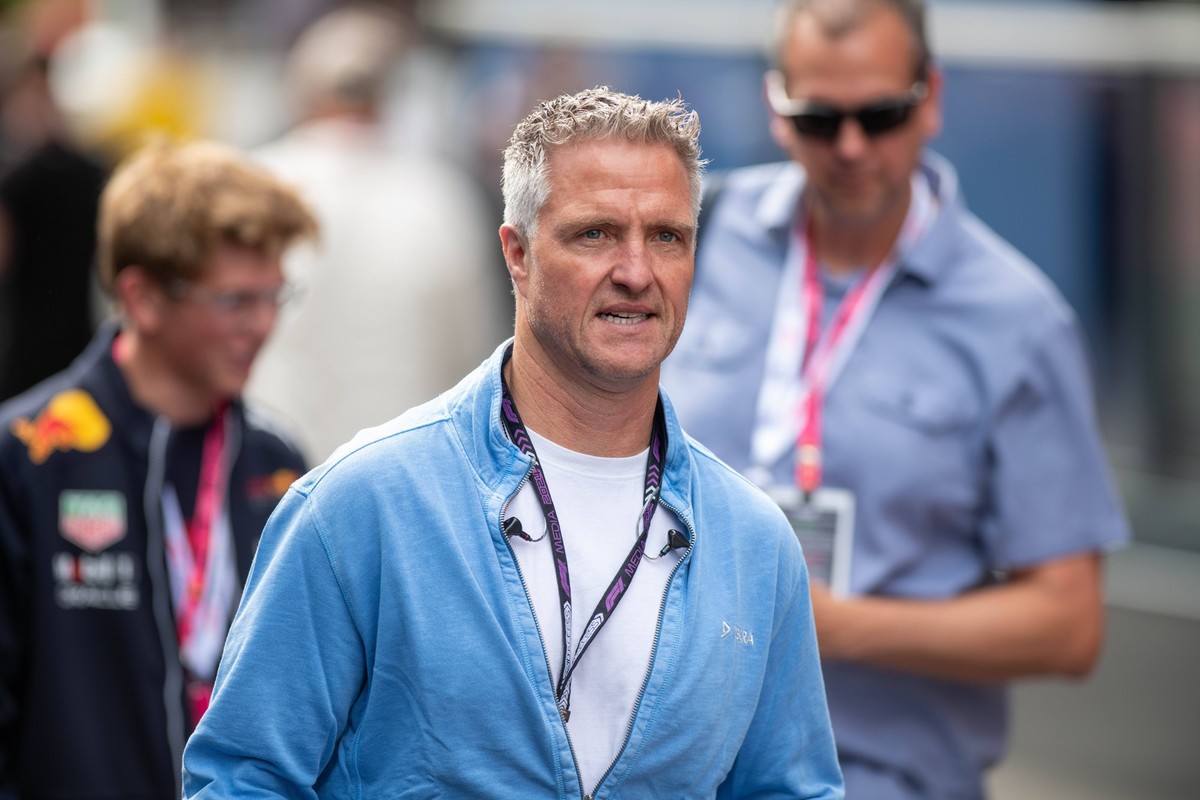 Sport Bilder des Tages Former F1 driver Ralf Schumacher is seen ahead of the free training ahead of the Grand Prix F1 of Belgium race, in Spa-Francorchamps, Friday 26 July 2024. The Spa-Francorchamps ...
