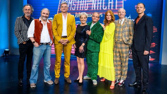 Das Team von "RTL Samstag Nacht" feierte Reunion.