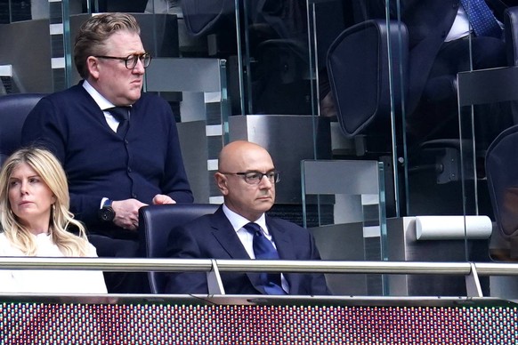 Tottenham Hotspur v Brentford - Premier League - Tottenham Hotspur Stadium Tottenham Hotspur chairman Daniel Levy reacts in the stands during the Premier League match at the Tottenham Hotspur Stadium, ...