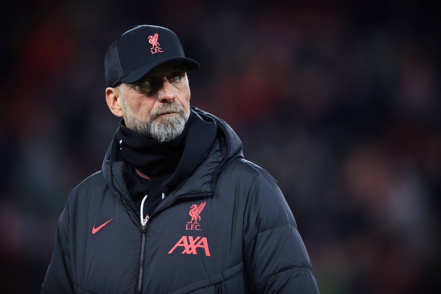 Football - Premier League - Liverpool v Wolverhampton Wanderers 1st March 2023 - Premier League - Liverpool v Wolverhampton Wanderers - Liverpool manager Jurgen Klopp - Photo: Simon Stacpoole / Offsid ...