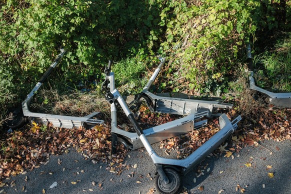 Viele E-Scooter haben keine lange Lebensdauer.