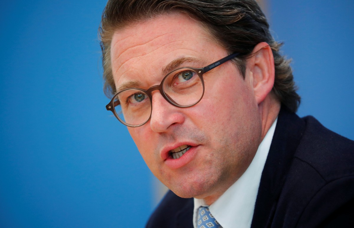 German Transport Minister Andreas Scheuer attends a news conference on Diesel issues in Berlin, Germany, October 2, 2018. REUTERS/Hannibal Hanschke