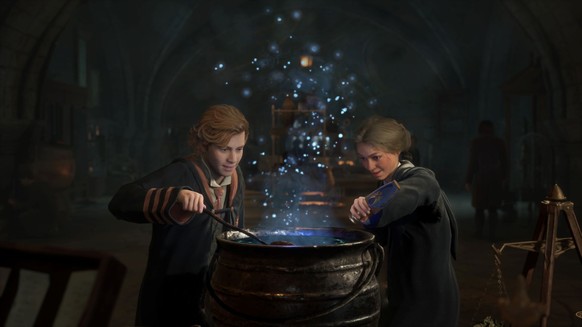 Beim neuen Hogwarts-Spiel geht es nicht nur ums Kämpfen, sondern auch ums Zaubern.
