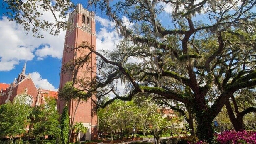 January 17, 2020, Florida, USA: Century Tower sits at the heart of the University of Florida campus in Gainesville, where there are reports of a shooter near the school s College of Veterinary Medicin ...
