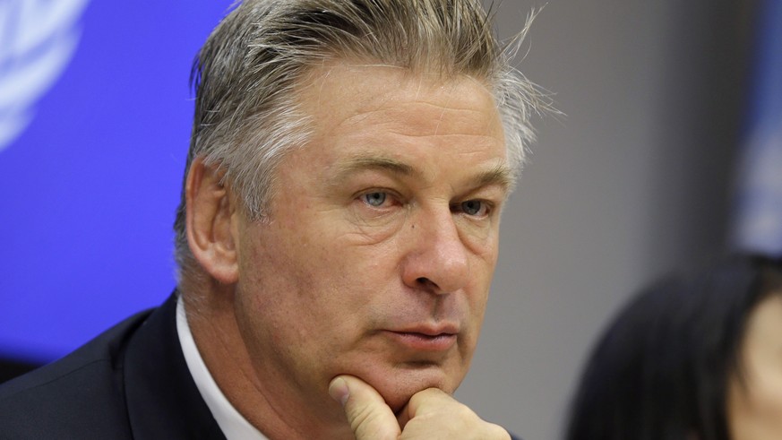 FILE - In this Sept. 21, 2015, file photo, actor Alec Baldwin attends a news conference at United Nations headquarters. Experts predict a tremendous legal fallout after Baldwin pulled the trigger on a ...