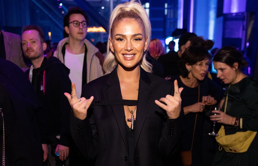 BOCHUM, GERMANY - DECEMBER 05: Loredana is seen during the 1Live Krone radio award at Jahrhunderthalle on December 05, 2019 in Bochum, Germany. (Photo by Joshua Sammer/Getty Images)