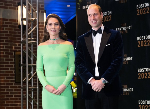 Entertainment Themen der Woche KW48 . 02/12/2022. Boston, United States. Prince William and Kate Middleton, the Prince and Princess of Wales, at the Earthshot Prize Awards in Boston on the last day of ...