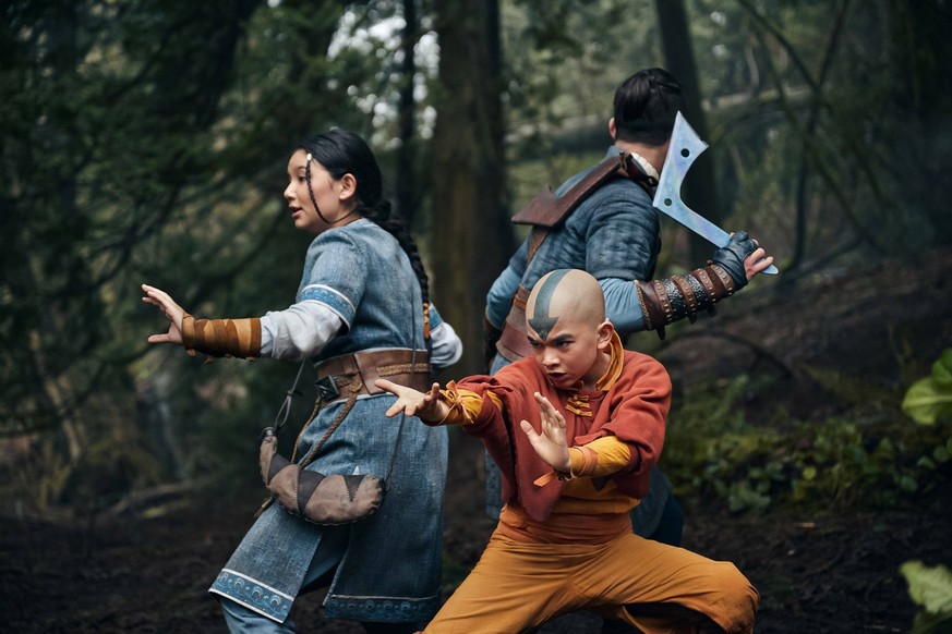 Kiawentiio, Gordon Cormier, and Ian Ousley USA. Kiawentiio, Gordon Cormier, and Ian Ousley in CNetflix new series : Avatar: The Last Airbender 2024 . Plot: Live-action adaptation of the animated serie ...