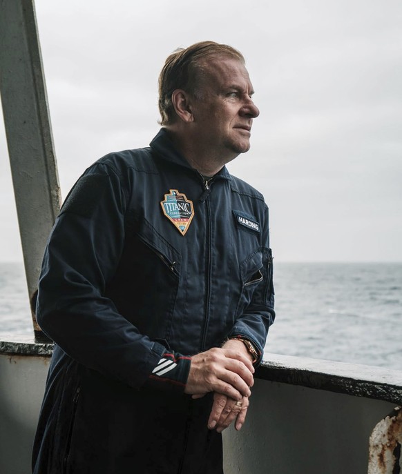 In this photograph released by Action Aviation, company chairman and billionaire adventurer Hamish Harding looks on before boarding the submersible Titan to dive into the Atlantic Ocean on an expediti ...