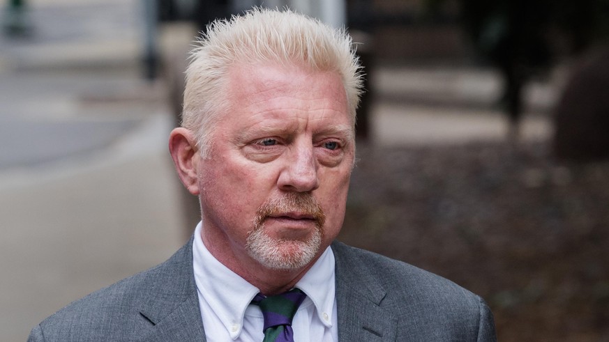 LONDON, UNITED KINGDOM - APRIL 29: Former tennis star Boris Becker arrives at the Southwark Crown Court for sentencing after being found guilty of four charges under the Insolvency Act in relation to  ...