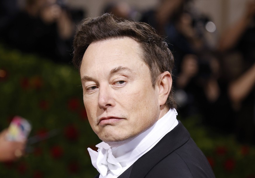 Elon Musk arrives on the red carpet for The Met Gala at The Metropolitan Museum of Art celebrating the Costume Institute opening of In America: An Anthology of Fashion in New York City on Monday, May  ...