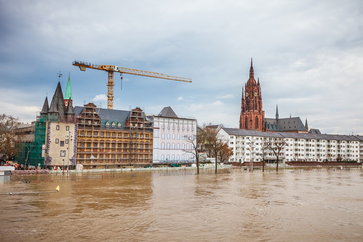 Flood in Frankfurt
