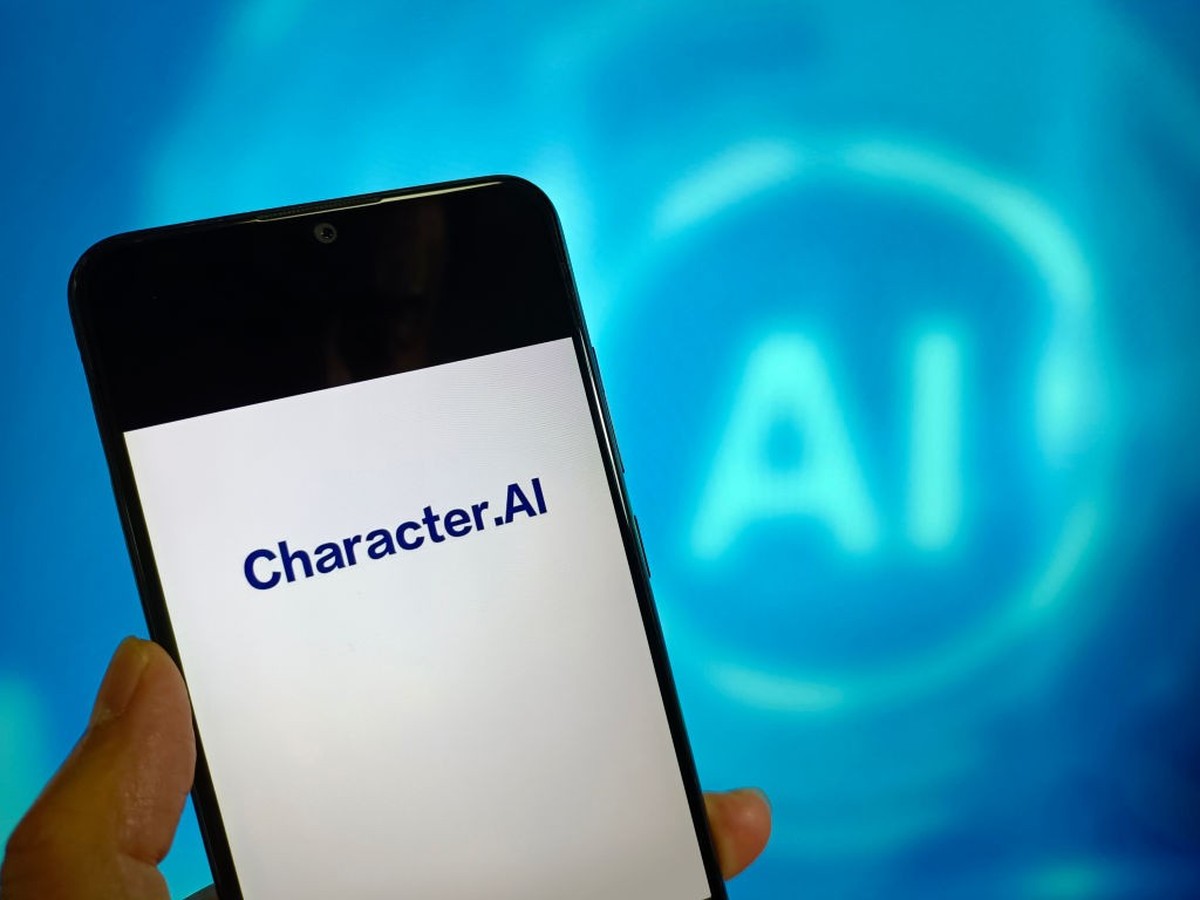 SUQIAN, CHINA - JUNE 2, 2023 - Illustration: Character.AI, Suqian City, Jiangsu Province, China, June 2, 2023. Character.AI was downloaded over 1.7 million times in its first week. (Photo credit shoul ...