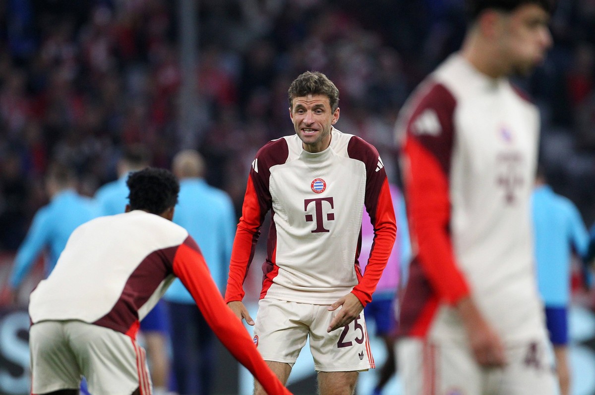 Thomas Muller , FC Bayern München - Dinamo Zagreb , Uefa Champions League , Fußball , in der Allianz Arena, München, Bayern , Deutschland . September 17, 2024 - Photo by: Davide Elias / Ipa Photo Pres ...