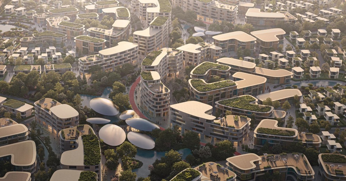 Bisschen futuristisch sieht die geplante Stadt Khali Bin Sultan City schon aus.