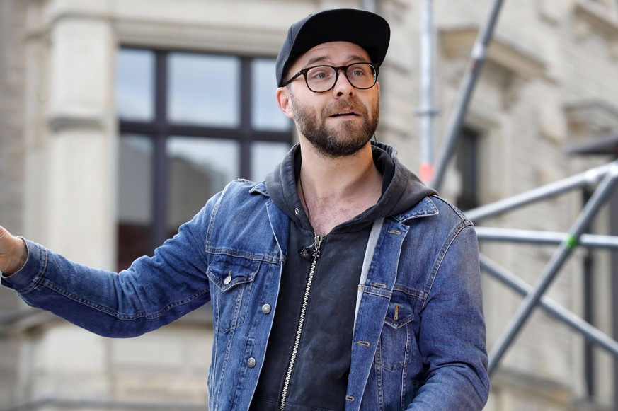 Mark Forster live beim Solidaritätskonzert Halle zusammen für die Opfer des Anschlags vom 9. Oktober auf dem Marktplatz. Halle an der Saale, 19.10.2019 Mark Forster live at the solidarity concert Hall ...