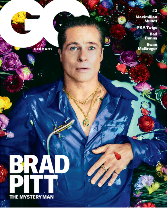 Brad Pitt auf dem Cover der "GQ".