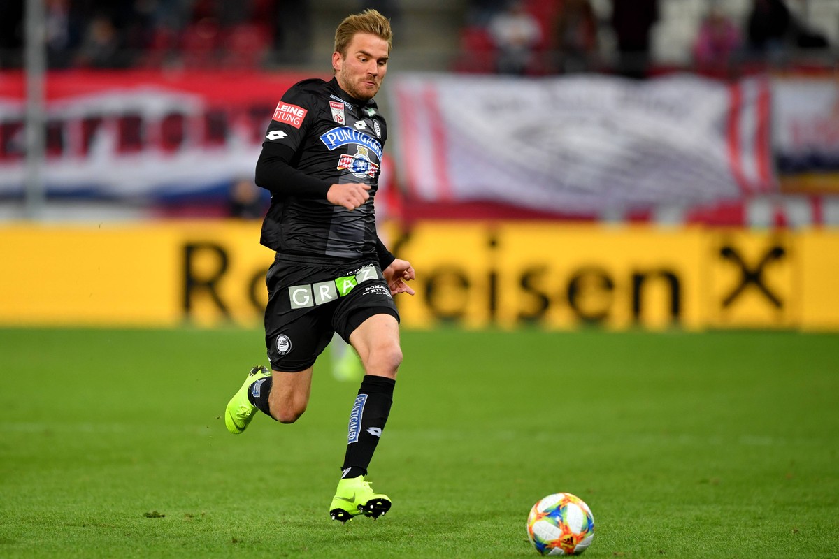 SOCCER - BL, RBS vs Sturm SALZBURG,AUSTRIA,10.MAR.19 - SOCCER - tipico Bundesliga, Red Bull Salzburg vs SK Sturm Graz. Image shows Lukas Grozurek (Sturm). PUBLICATIONxINxGERxHUNxONLY GEPAxpictures/xFl ...